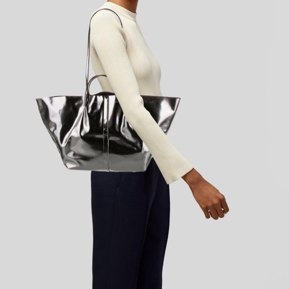 All Saints Handbags - Silver Tote Bag